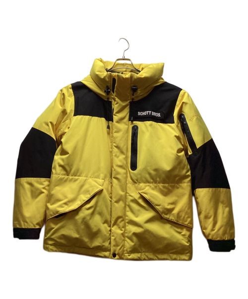 Schott                    Down jacket yellow 3182… - image 1