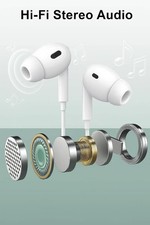 Für Samsung Galaxy A15 A14 A13 A12 A11 3,5 mm Bass Kopfhörer In Ear Headphones – Bild 5
