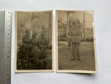 Two Vintage Army Photgraphs WWII ? Signed Love Laurie.