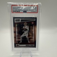 2022 Panini Chronicles Brock Purdy #SP401 Score Premium ROOKIE Update PSA 10 GEM