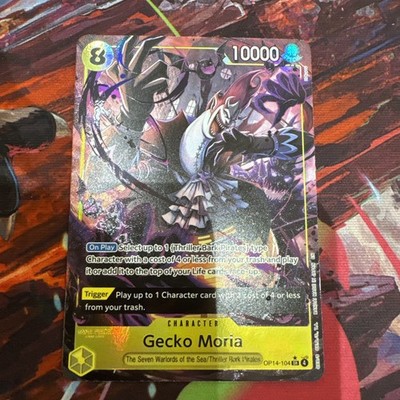One Piece: Gecko Moria (Alternate Art) SR OP14-104 - The Azure Sea's Seven