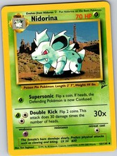 Nidorina 53/130 Uncommon Base Set 2 Pokemon Lightly Played
