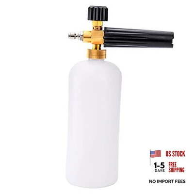 #ad Car Wash Pressure Washer Jet Wash 1 4quot; Quick Connector Adjustable Foam Cannon $21.55