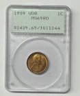 1909-P VDB Lincoln Cent PCGS MS65 RD Rattler Blazing Full Red
