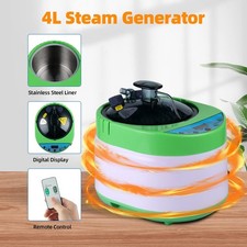 Sauna Steamer Pot 4L Home Shower SPA Heater Portable Steam Generator Remote 110V