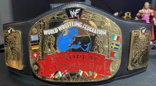 WWF Figures Toy Company Replica European Championship Belt Kids Size WWE