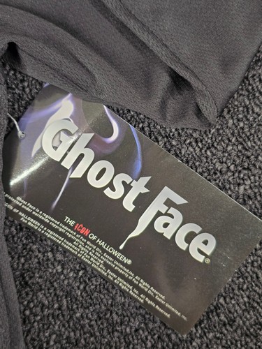 NWT Scream Ghostface Icon of Halloween Hockey Jersey Large Black Horror Slasher - Picture 4 of 15