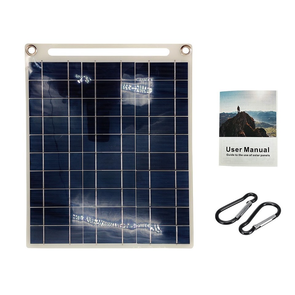 11W Solar Plate Waterproof Solar Panel Portable Outdoor Solar Battery ...