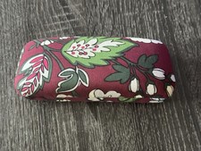 Vera Bradley Floral Boho Vibe, Hinged Hard ClamShell Sunglass Case