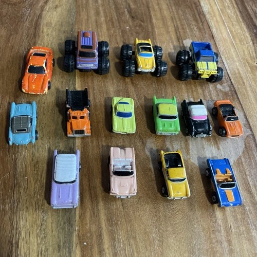 Job lot Collection Vintage Micro Machines Galoob Hot wheels monster trucks cars