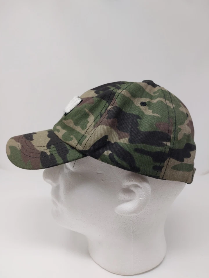 Mini Little Mans Camuflaje Juvenil Correa Trasera Papá Sombrero Gorra Foto 4 de 4