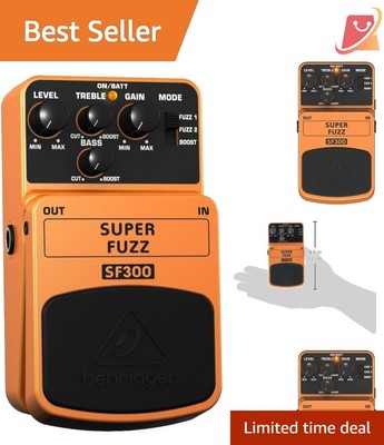 Distortion Effects Pedal Analog Compact 3 Modes Guitar Sound Shaping