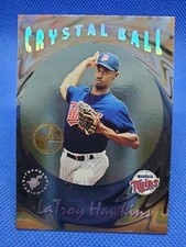 1995 Stadium Club LATROY HAWKINS Members Only Crystal Ball card MINNESOTA TWINS