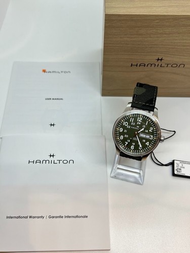 Hamilton H70535061 Khaki Field 42mm Automatic Watch Men Day Date Japan 20.5cm - Picture 18 of 18