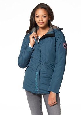 KangaROOS 3-in-1 Jacket Jacke Damen Winterjacke Mantel (38, Blau