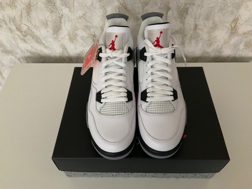 Nike Air Jordan 4 White Cement EU 45,5 US 11,5 NEU OVP 308497103