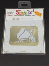Sizzix Simple Impressions Embossing Folder Shells 38-9647 Nautical Sea