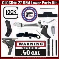 Glock 27 OEM Lower Parts Kit Gen 3 G27 LPK .40 cal Genuine Factory Authentic