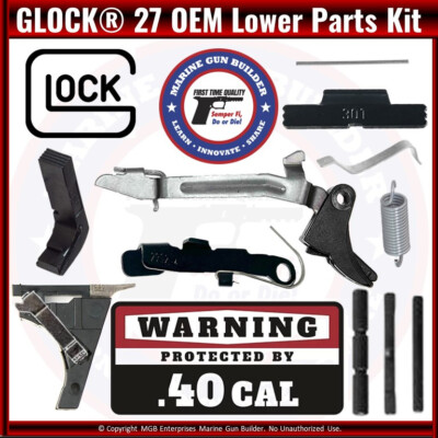#ad #ad Glock 27 OEM Lower Parts Kit Gen 3 G27 LPK .40 cal Genuine Factory Authentic $99.99