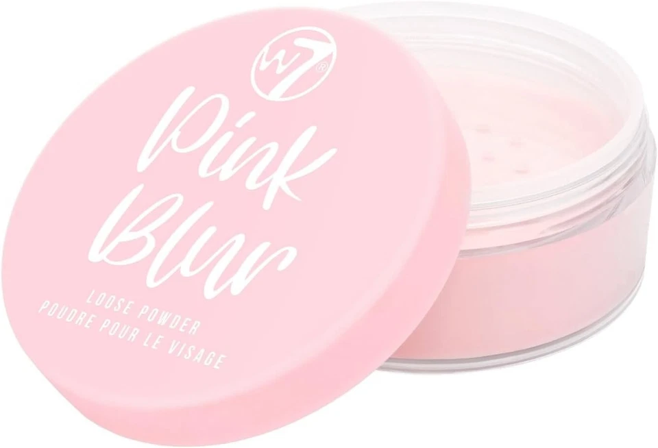 W7 Pink Blur Loose Powder Setting Brightening & Blurring Face Powder - Image 2 of 4