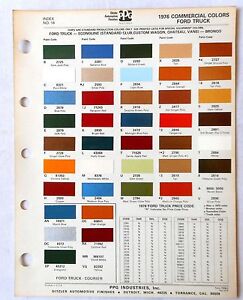 Ppg Color Chart