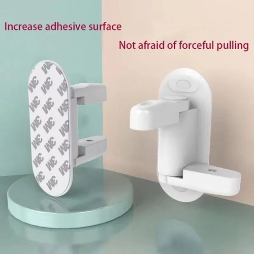 White Door Lever Lock Childproof Child Protection Locks Home - Picture 7 of 12