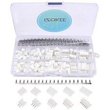 460pcs JST Connector Kit with 2.54mm JST-XH 2/3 / 4/5/ 6 Pin Housing Female a...