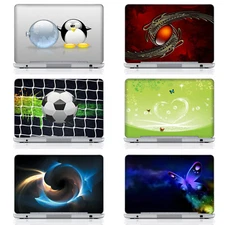 10 - 17 Inch Vinyl Laptop Skin Sticker Decal with Wrist Pads - Choose Your Size
