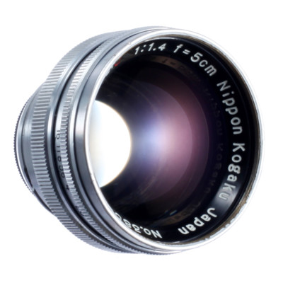 NIKON NIPPON KOGAKU NIKKOR-S.C 5cm 50mm F1.4 LENS 4 S MOUNT / EX+
