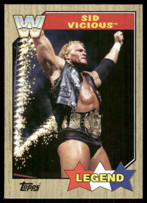 2017 Topps Heritage WWE #95 Sid Vicious wrestling card