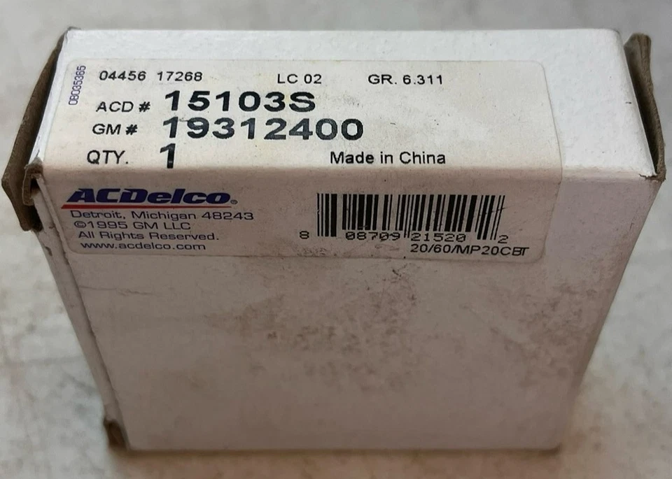 Cojinete de rueda exterior delantero ACDelco 15103S para 96-99 Chevy C1500 Suburban AJ Foto 2 de 2