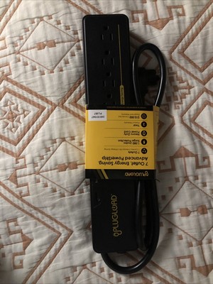 NEW 7 Outlet Energy Saving Advanced Power Strip Made By PlugLoad Heavy Duty