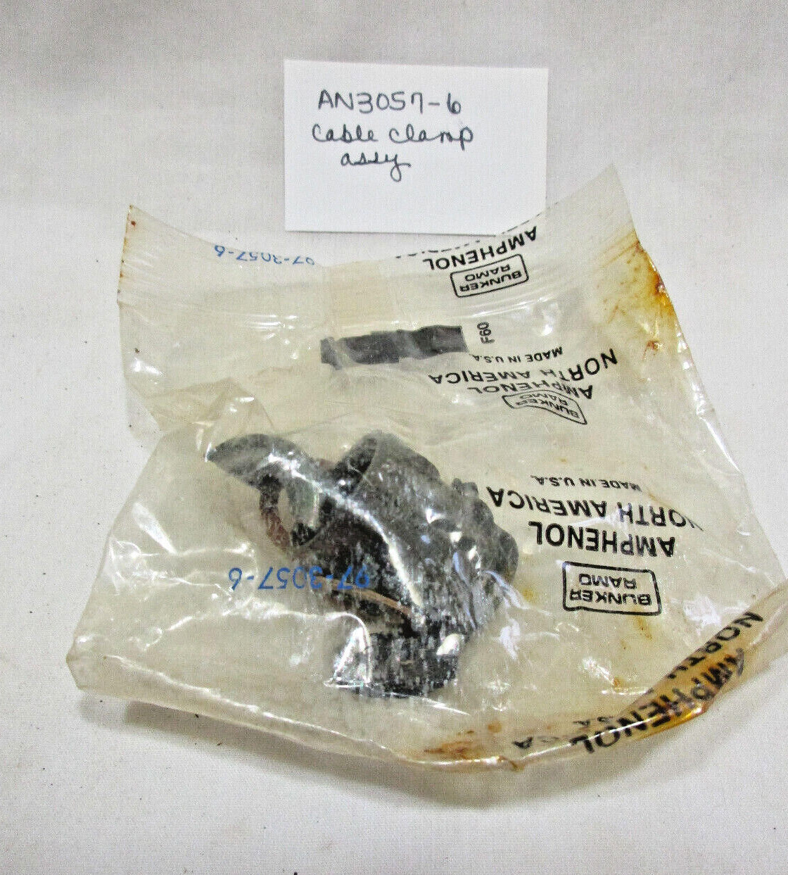 AMPHENOL Cable Clamp Assembly, AN3057-10 , Sealed package
