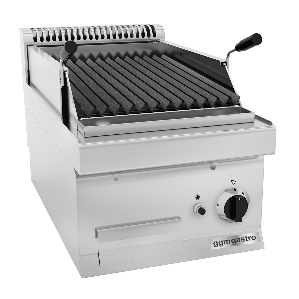 Gas Lavasteingrill - 5,5 kW - Grillrost neigbar | GGM Gastro