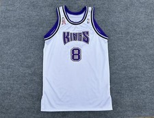 2001-02 Mateen Cleaves Sacramento Kings Game Worn & Signed Jersey Auto NBA Used