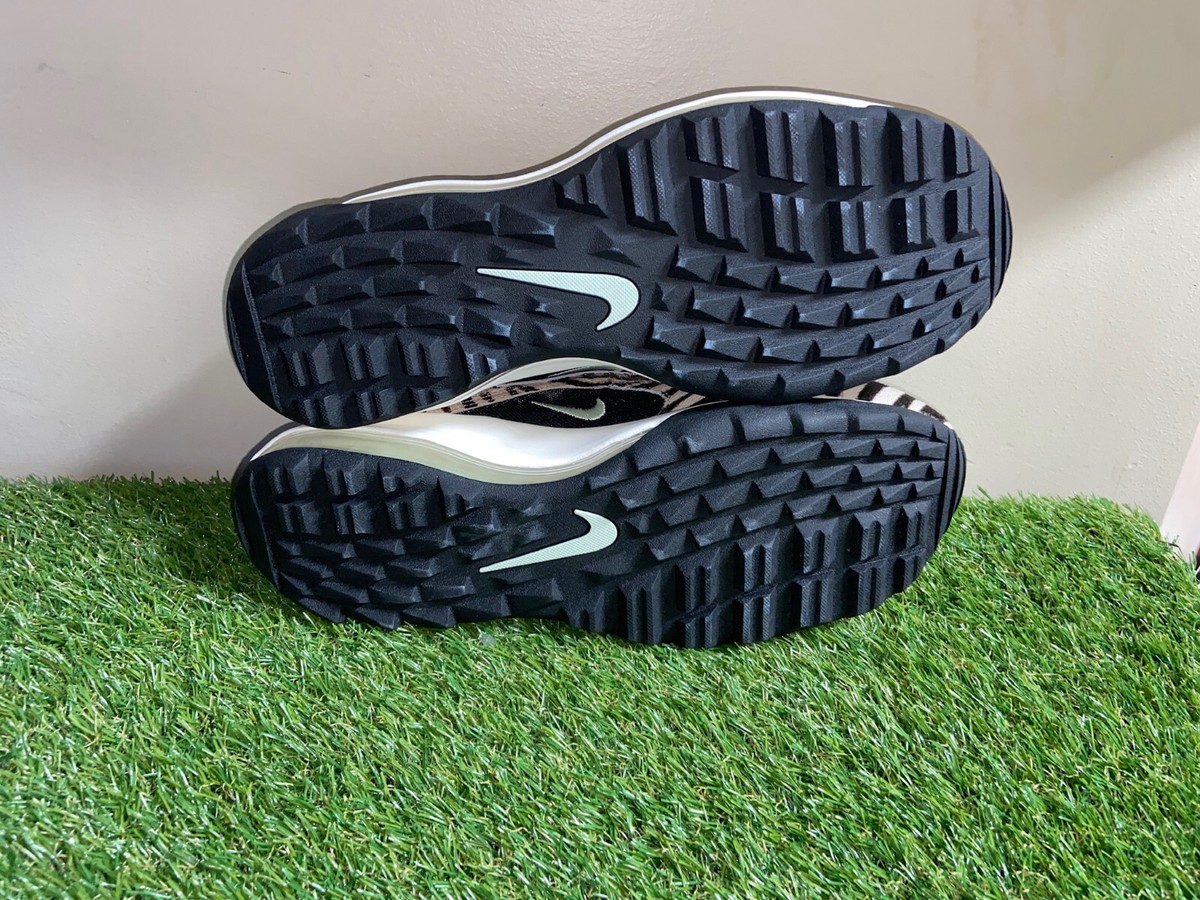 Nike Air Max 97 G NRG Golf Shoes Zebra Fur Black Sail DH1313 Nike Air Max 97 G NRG Golf Shoes Zebra Fur Black Sail DH1313