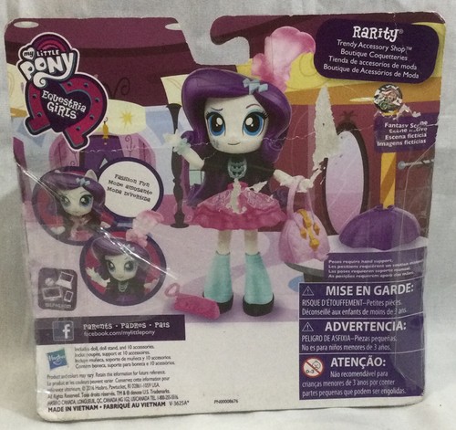 My Little Pony mini RARITY Trendy Accessory Shop Mall Equestria Girls MLP - Picture 2 of 5
