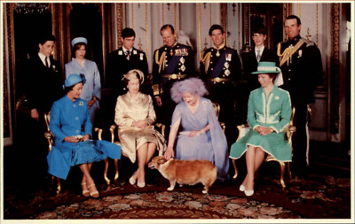 Adel Monarchie Great Britain Royals Queen Mother Birthday Family Group Foto
