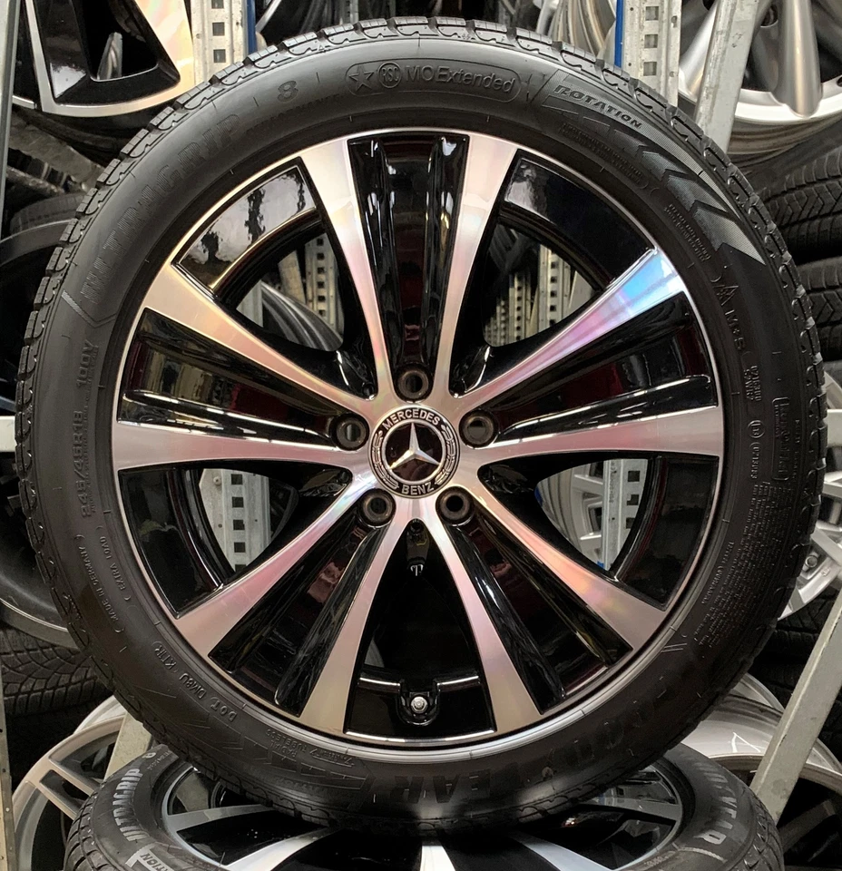 4 Orig Mercedes-Benz Winterräder 245/45 R18 100V E W213 S213 A2134013700 410 - Bild 2 von 3