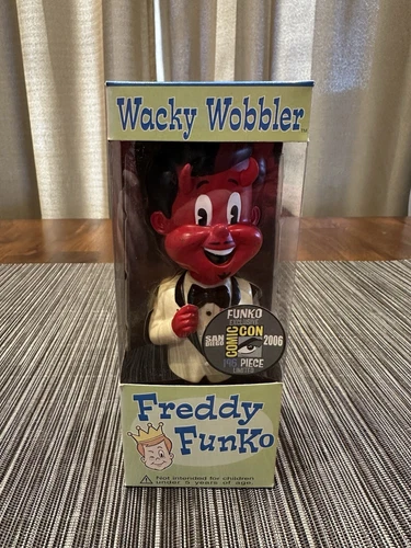 Rare Funko Wacky Wobbler Devil Freddy 2006 SDCC 196 piece