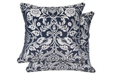 Cushion Covers Throw Luxurious Jacquard Sofa Pillow Cases - 17"x17" Inch Eden