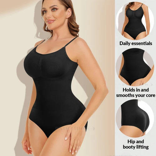 Bauchkontrolle Bodysuit Slip Sculpting Shaper Tank Top Bodys Snatched Waist - Bild 3 von 66