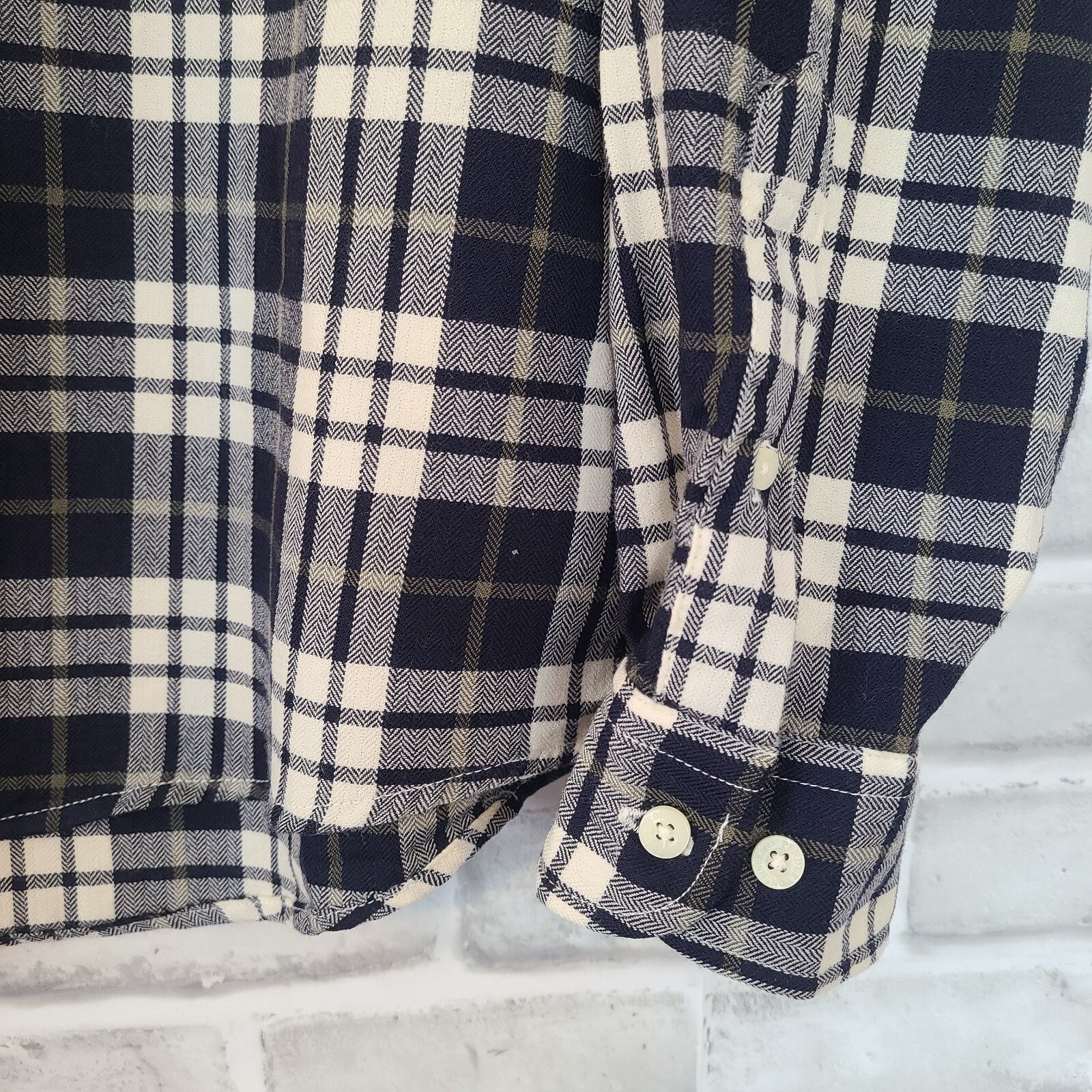 Pendleton Evergreen Button Down Virgin Wool Shirt… - image 8