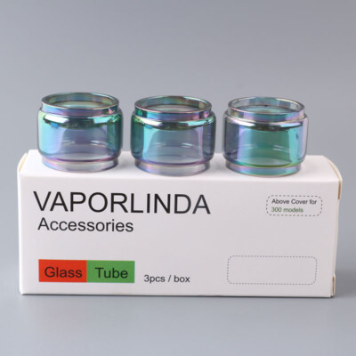 Bubble Warehouse Glass Replace Tank Rainbow TFV8 Baby V2 Glass Tube 3Pcs