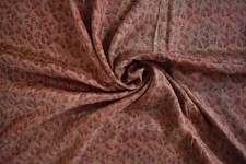 FNC Indian Vintage Brown Shaded Saree Pure Silk Sari With Floral Printed 5 Yard.