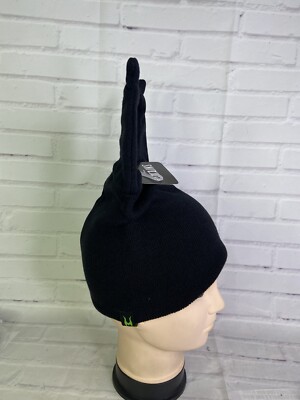 Disney Villains Maleficent Horns Knit Black Beanie Hat Cap  display picture 1