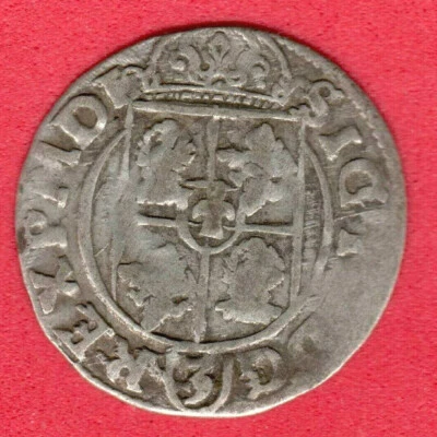 Poland 1/24 Gros 1616 Sigismund III Vasa Waza 6 - Image 1 of 2