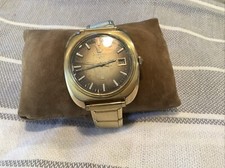 Tissot Seastar Automatic-Cal 2481-working -1-Brown Dial with Date-Gold Plated
