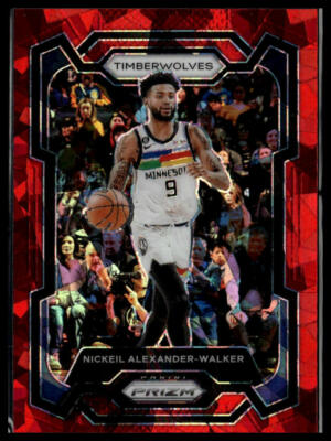 2023-24 Panini Prizm #218 Nickeil Alexander-Walker Prizms Red Ice