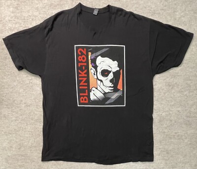 Vintage Blink 182 World Tour 2017 Mens Size 2XL Short Sleeve